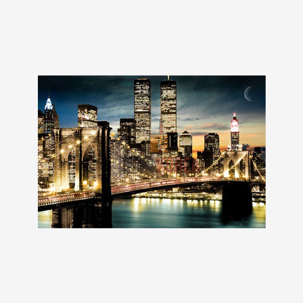 (포스터 제품) New York Manhattan Lights 뉴욕 맨하탄 야경 포스터