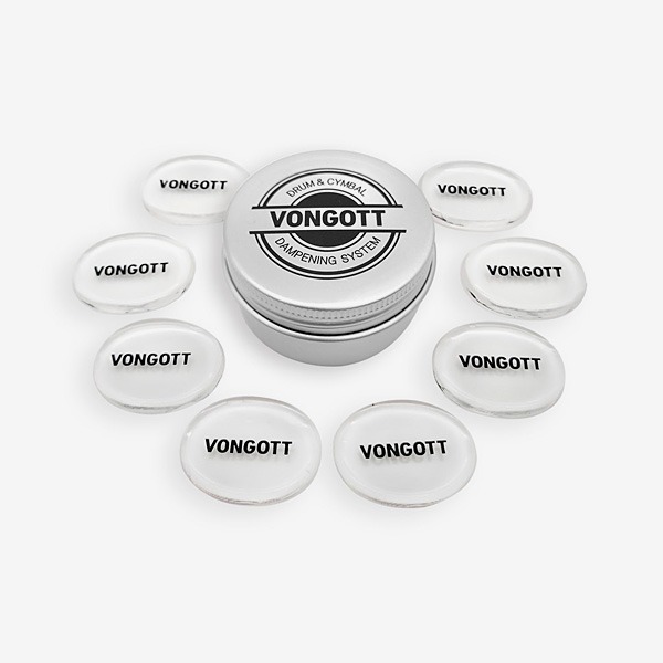 VONGOTT - VMG8 Mute Gel 폰거트 심벌 드럼 뮤트젤 8개입 단면점착이라 깨끗깨끗 (737907)
