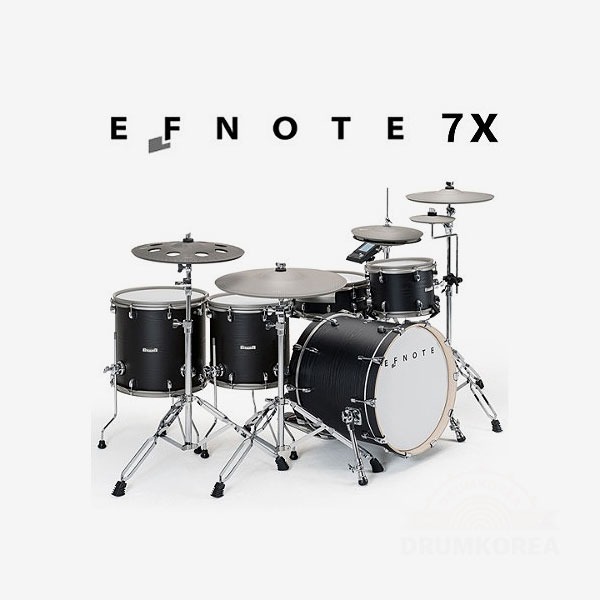 EFNOTE7X 6기통 전자드럼세트 심벌추가 올메쉬 어쿠스틱형