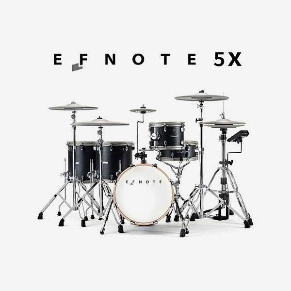 EFNOTE 5X 5기통 전자드럼세트 심벌추가 올메쉬 어쿠스틱형